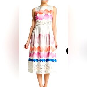 Ted baker Marina mosaic crotchet midi,great condition from pet n smoke free home